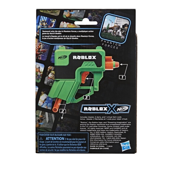 Nerf Roblox Phantom Forces: Boxy Buster Dart Blaster, 2 Darts - Picture 5 of 5